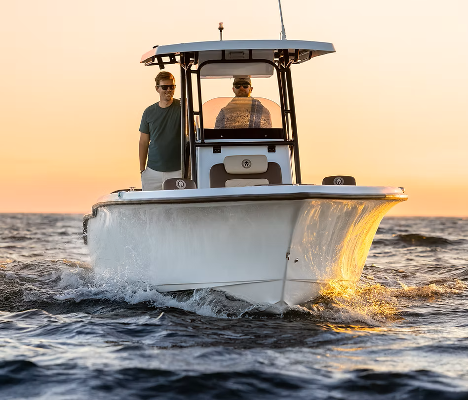 Face on image of Florida 720 on the ocean